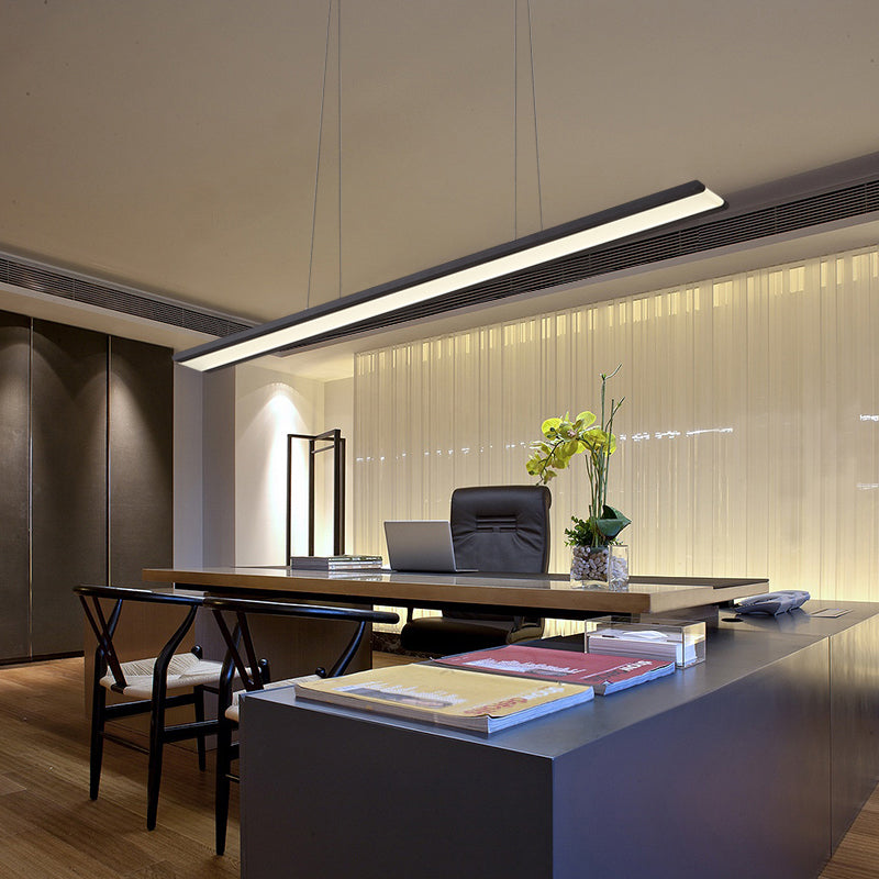 Rectangle Dining Room Island Light Nordic LED Dining Pendant Lamp for Kitchen