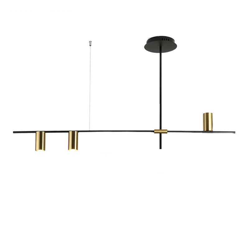 Lámpara de comedor de mesa de comedor simple nórdica lámpara colgante de comedor en oro