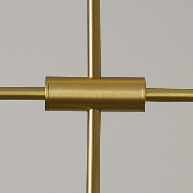 Lámpara de comedor de cocina de mesa de comedor simple nórdica en oro