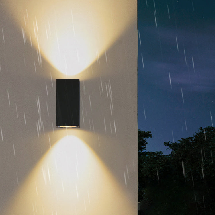 Lámpara de pared contemporánea doméstica arriba y abajo apliques de pared LED para el pasillo del porche