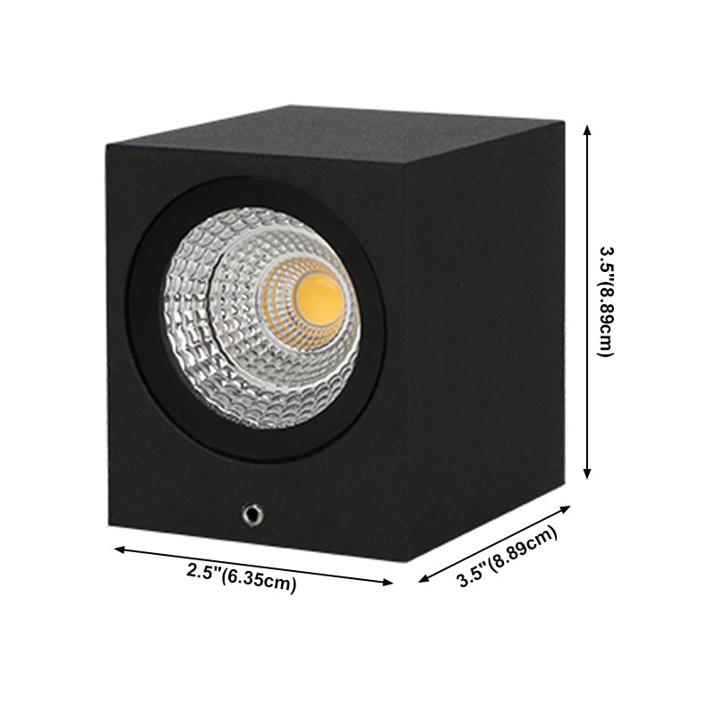 Lámpara de pared contemporánea doméstica arriba y abajo apliques de pared LED para el pasillo del porche