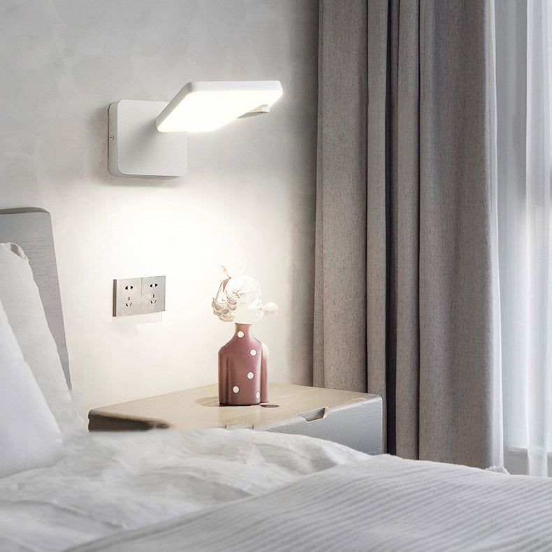 Simplicidad 1 Luz LED LED Splique Metal Rotating Wall Malling Lightsing para cabecera