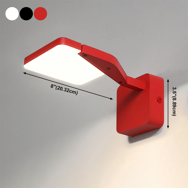 Simplicidad 1 Luz LED LED Splique Metal Rotating Wall Malling Lightsing para cabecera