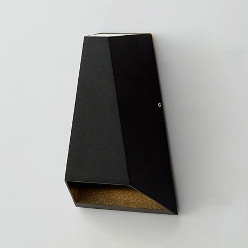 Contemporáneo de pared geométrica de metal LED dos luz de lavado de pared ligera para sala de estar