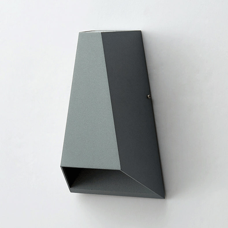 Contemporáneo de pared geométrica de metal LED dos luz de lavado de pared ligera para sala de estar