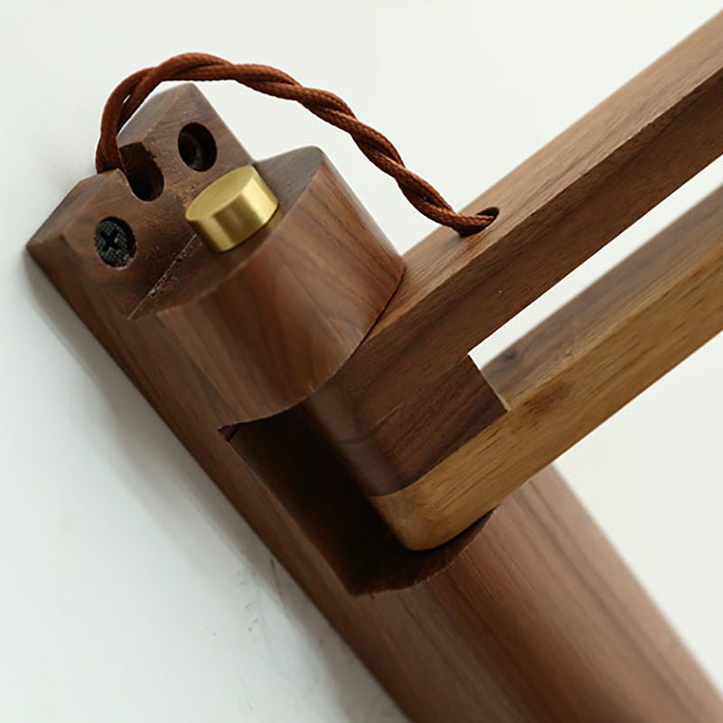 Simplicidad contemporánea Luz de pared de brazo ajustable ajustable con sombra de cerámica