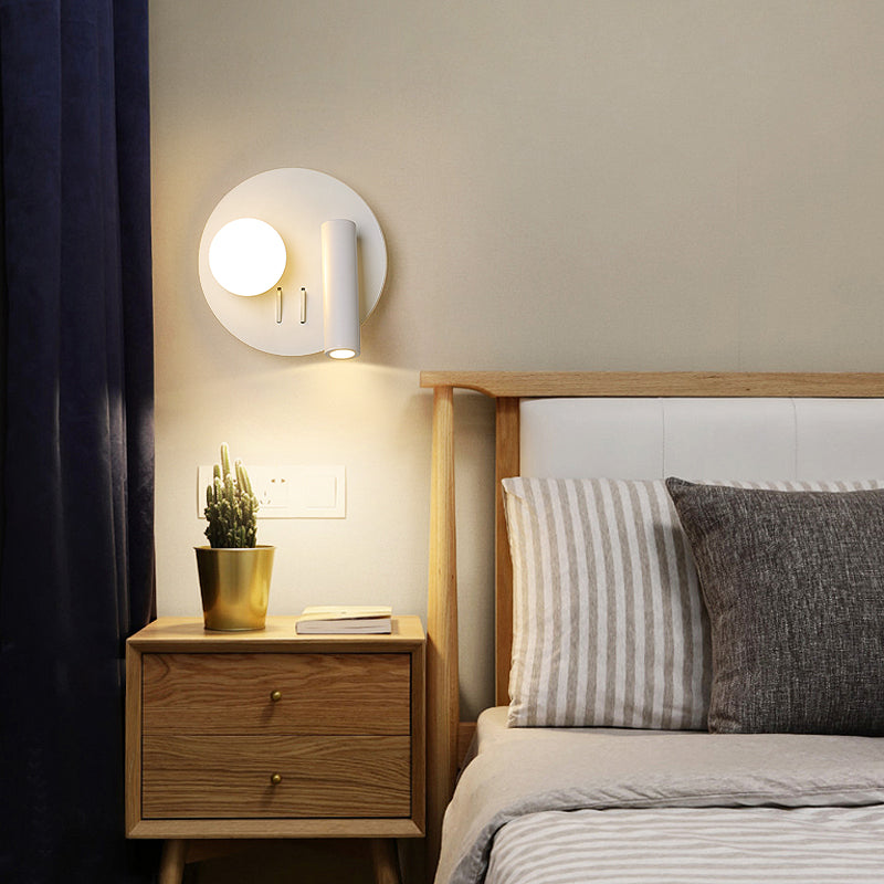Moderne metallische Haushaltswand Wandleuchter einstellbarer Arm Schlafzimmer LED -Lesen Lampe