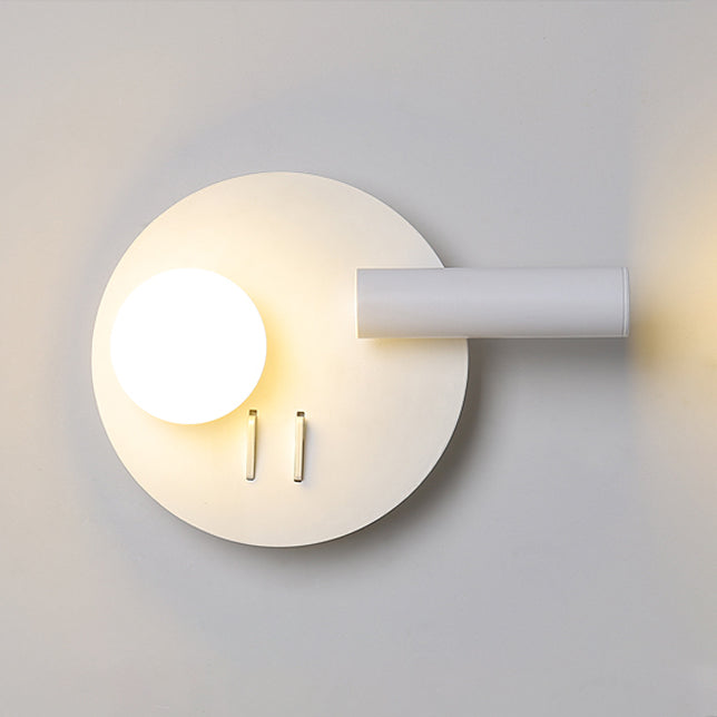 Modern Metallic Household Wall Sconce Adjustable Arm Bedroom LED Reading Lamp