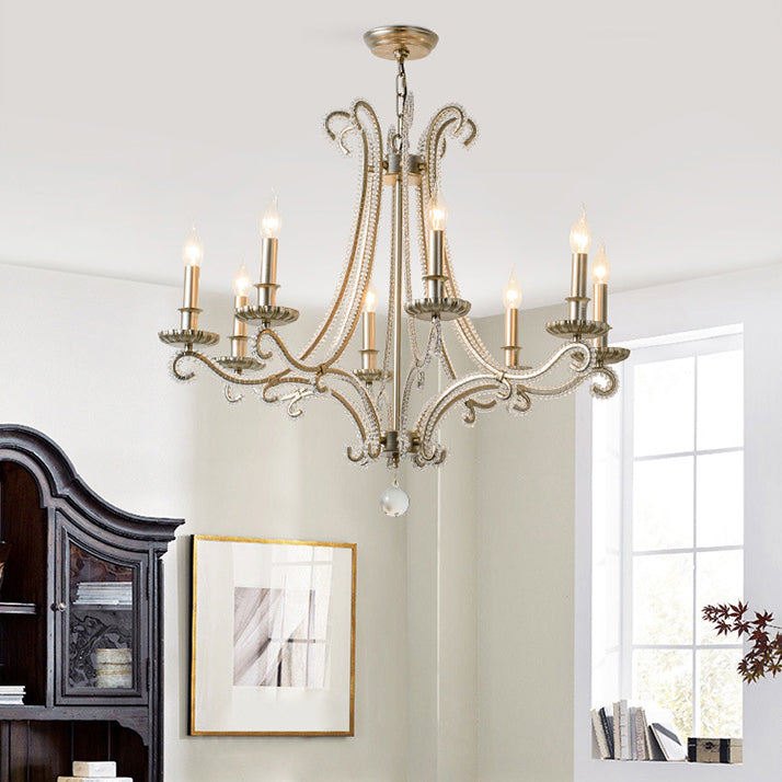 Luminaires de lustre aux bougies de style américain