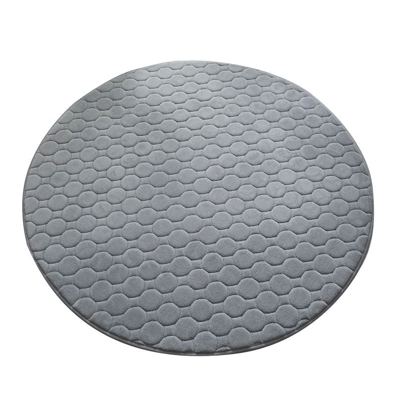 Chique woonkamer tapijt vaste kleur polyester gebied tapijt niet-slip achterste backing area tapijt