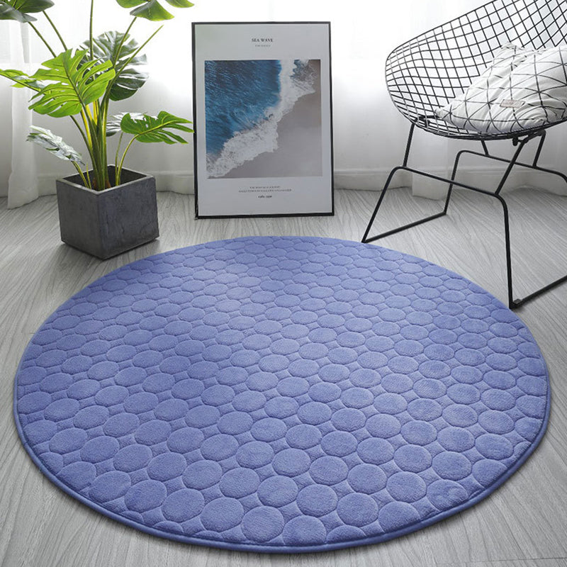 Chique woonkamer tapijt vaste kleur polyester gebied tapijt niet-slip achterste backing area tapijt