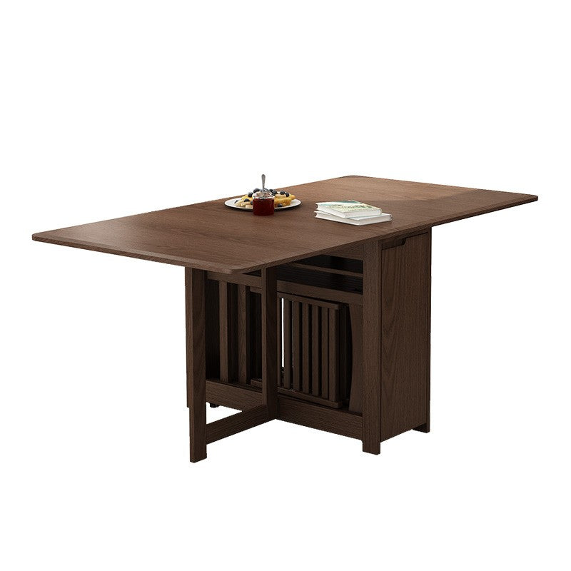 Rectangle Wood Color Dining Table Solid Wood Table for Dining Room Table Only