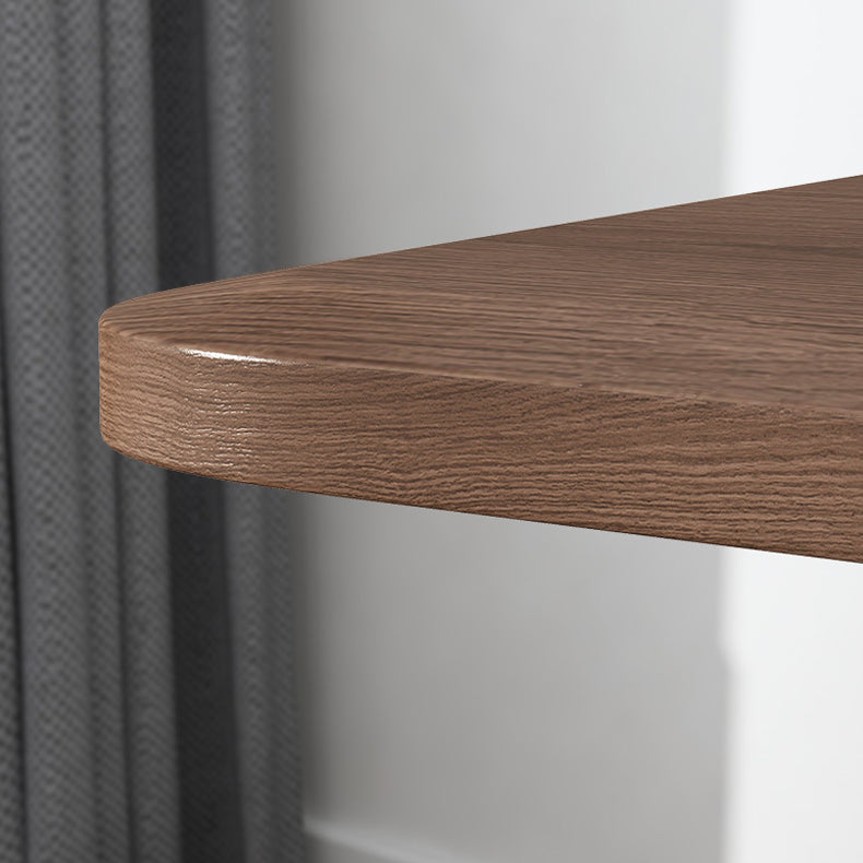 Rectangle Wood Color Dining Table Solid Wood Table for Dining Room Table Only