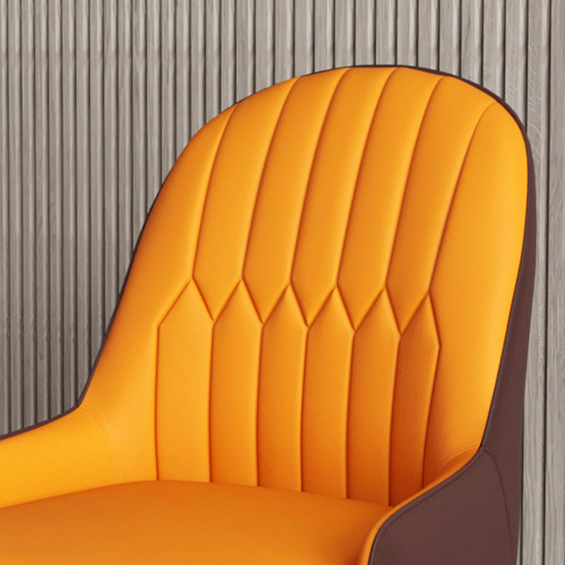Ensemble de chaises scandinaves en métal, avec bras arrière solide, chaise de cuisine et de salle à manger