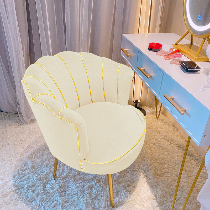 Silla de comedor sin brazos de estilo escandinavo Silla de comedor tapizada individual