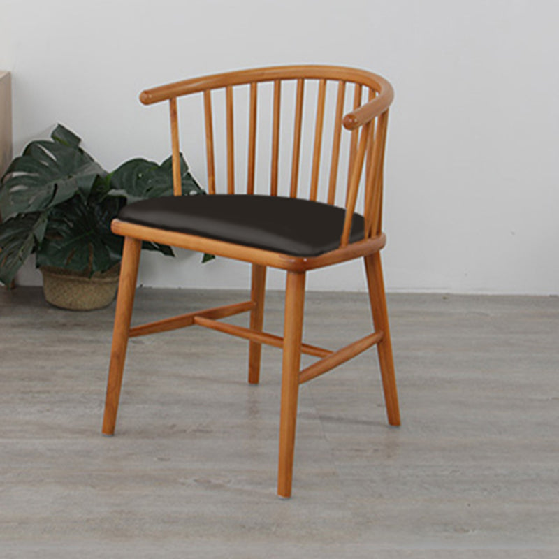 Chaise d'appoint rembourrée de Style scandinave, chaises de salle à manger à dossier Windsor pour la maison