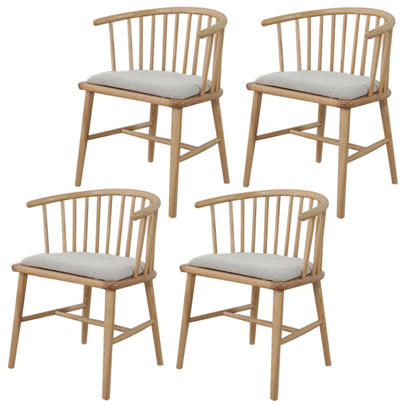 Chaise d'appoint rembourrée de Style scandinave, chaises de salle à manger à dossier Windsor pour la maison