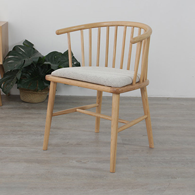 Chaise d'appoint rembourrée de Style scandinave, chaises de salle à manger à dossier Windsor pour la maison