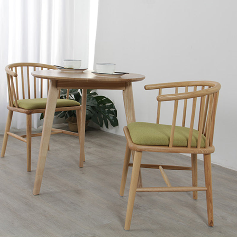 Chaise d'appoint rembourrée de Style scandinave, chaises de salle à manger à dossier Windsor pour la maison