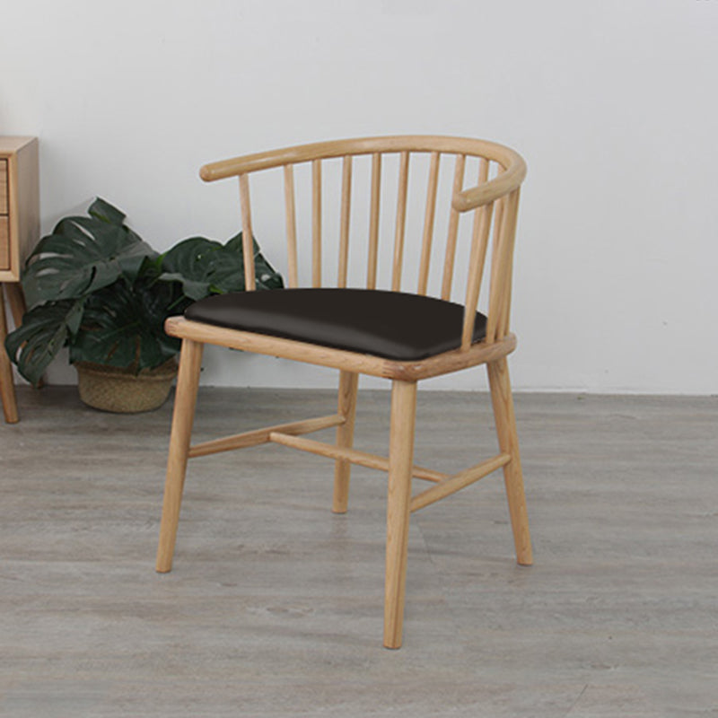 Chaise d'appoint rembourrée de Style scandinave, chaises de salle à manger à dossier Windsor pour la maison