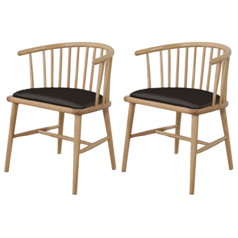 Chaise d'appoint rembourrée de Style scandinave, chaises de salle à manger à dossier Windsor pour la maison