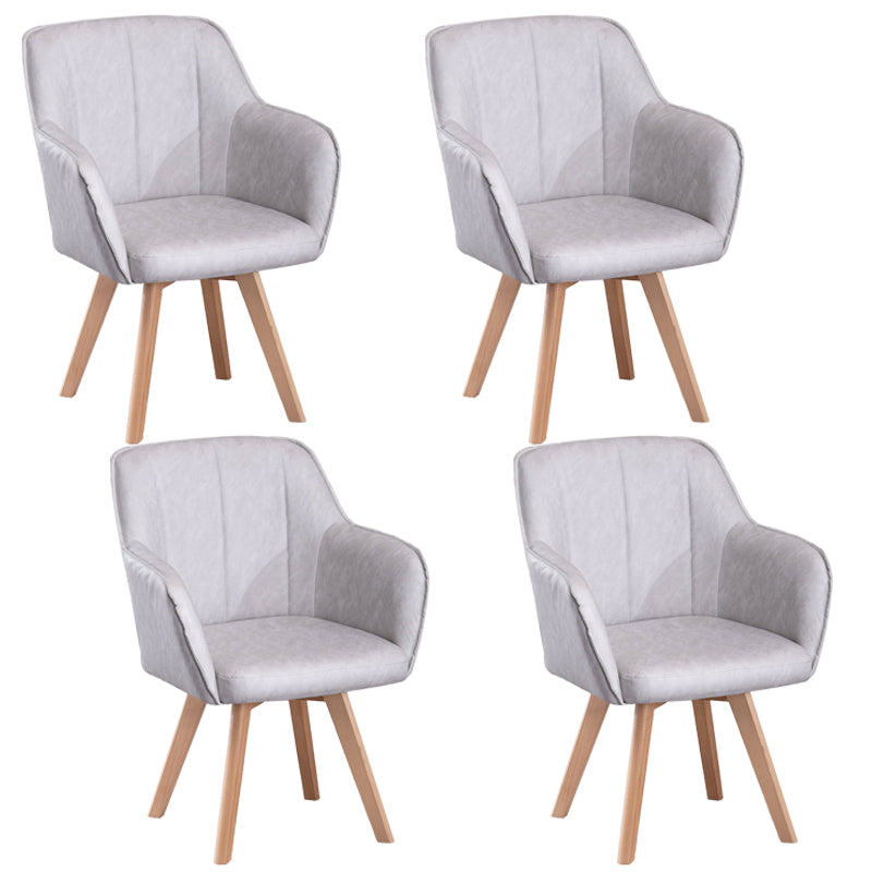 Chaises de salle à manger en Faux cuir de Style scandinave, fauteuils à dossier solide pour un usage domestique