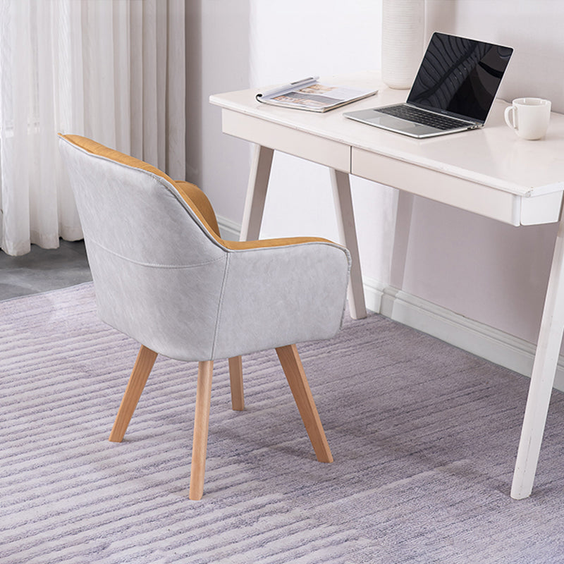 Chaises de salle à manger en Faux cuir de Style scandinave, fauteuils à dossier solide pour un usage domestique