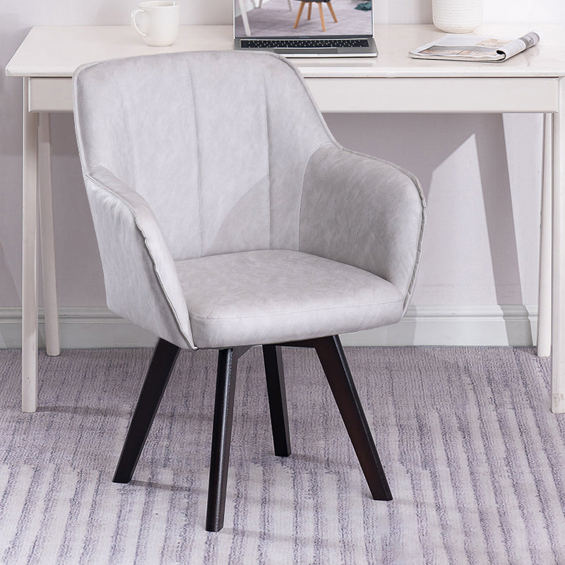 Chaises de salle à manger en Faux cuir de Style scandinave, fauteuils à dossier solide pour un usage domestique