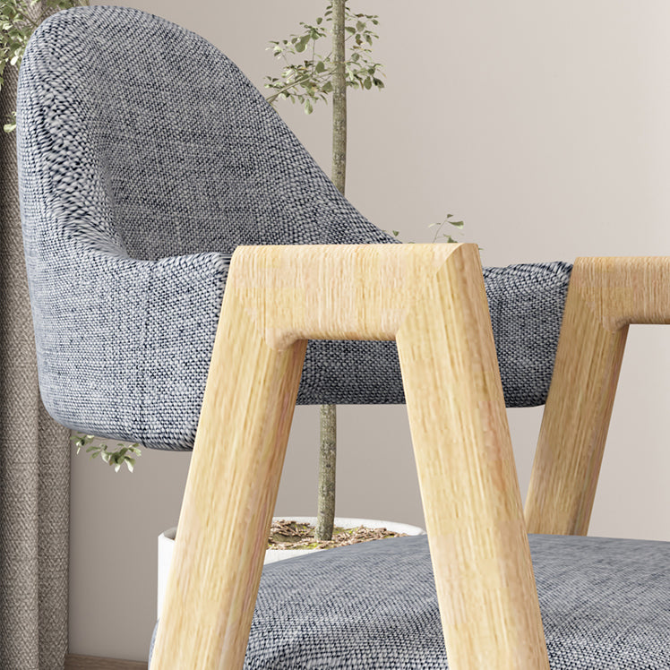 Chaise d'appoint contemporaine en métal, chaise simple à dossier ouvert et rembourrée pour la maison