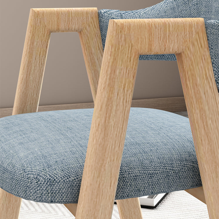 Chaise d'appoint contemporaine en métal, chaise simple à dossier ouvert et rembourrée pour la maison
