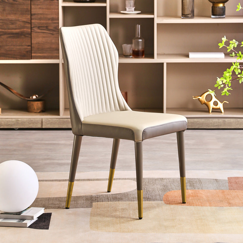 Silla de madera de roble de estilo escandinavo, cocina, comedor, sillas laterales con respaldo sólido