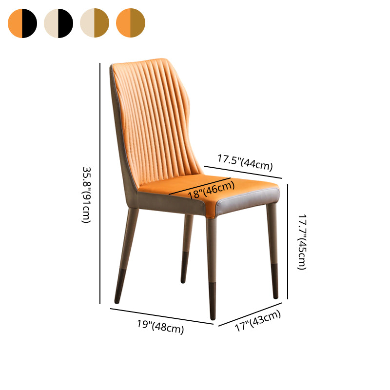 Silla de madera de roble de estilo escandinavo, cocina, comedor, sillas laterales con respaldo sólido