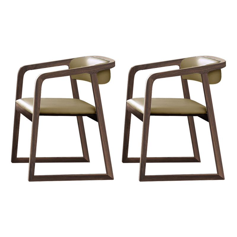 Chaises traditionnelles en bois de frêne massif, ensemble de chaises de cuisine et de salle à manger à dossier ouvert