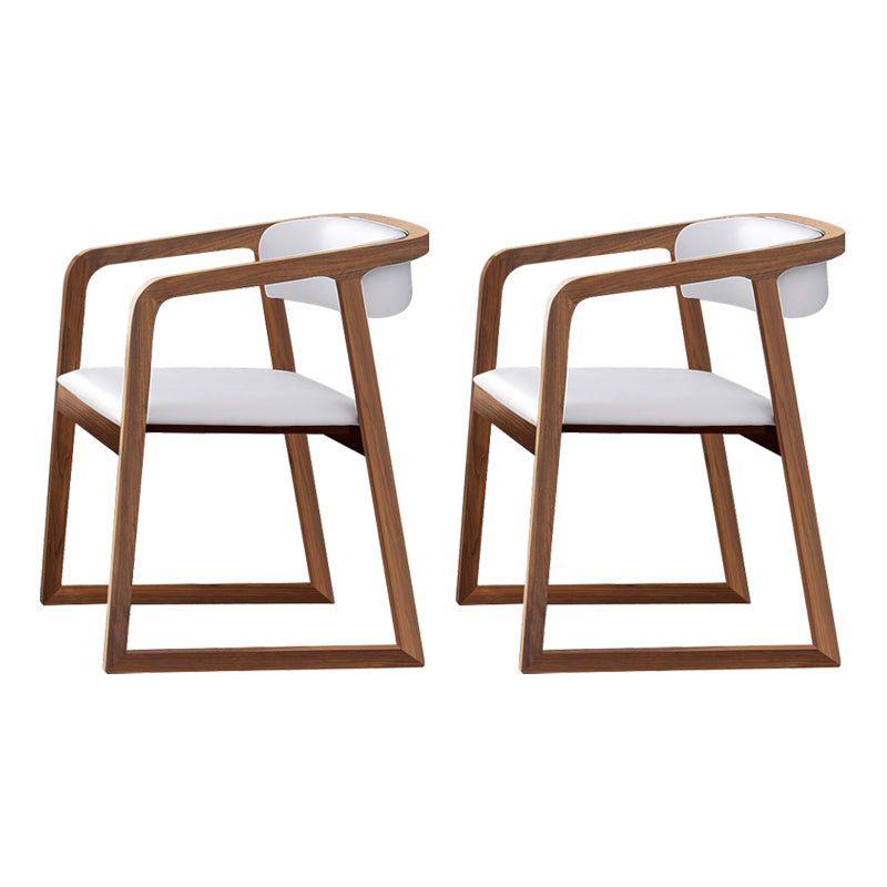 Chaises traditionnelles en bois de frêne massif, ensemble de chaises de cuisine et de salle à manger à dossier ouvert