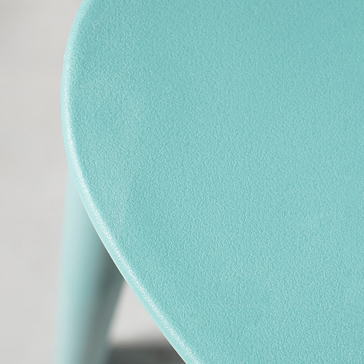 Sillas de comedor de estilo moderno, sillas laterales sin brazos de plástico para cocina