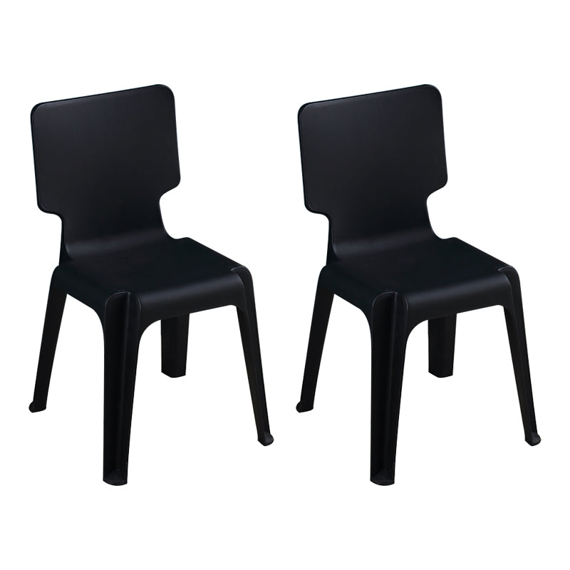 Eigentijdse stijl plastic eetwarmeloze stoel stevige achterste eetstoelen voor thuis