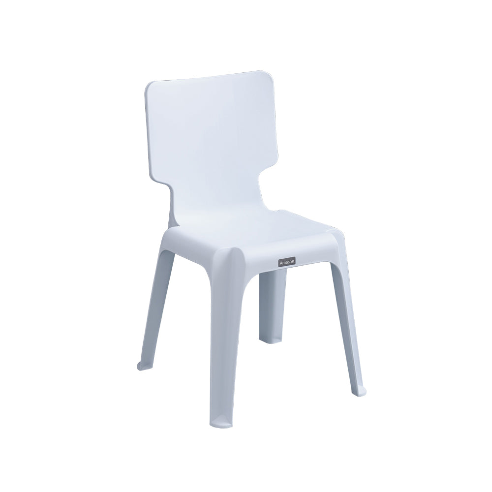 Eigentijdse stijl plastic eetwarmeloze stoel stevige achterste eetstoelen voor thuis
