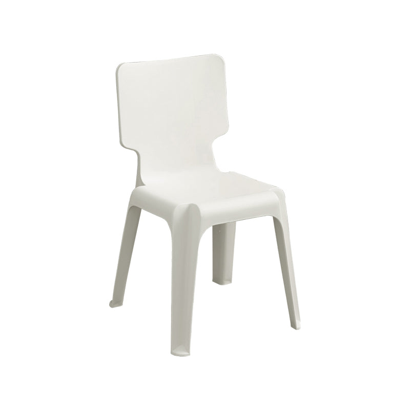 Eigentijdse stijl plastic eetwarmeloze stoel stevige achterste eetstoelen voor thuis
