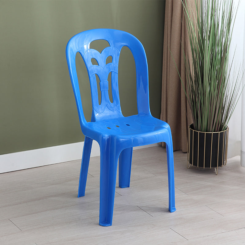 Sillas apilables plásticas contemporáneas del lado trasero del listón de la silla sin brazos para el hogar