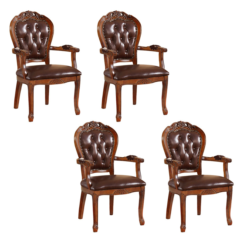 Silla de madera de roble de estilo escandinavo, juego de sillas de cocina y comedor con brazo trasero abierto