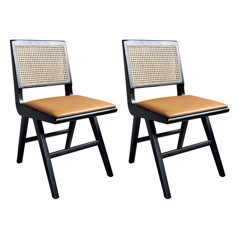 Chaises de salle à manger en bois de ferme, chaise latérale de salle à manger à dossier ouvert pour utilisation au restaurant