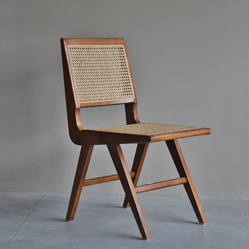 Chaises de salle à manger en bois de ferme, chaise latérale de salle à manger à dossier ouvert pour utilisation au restaurant