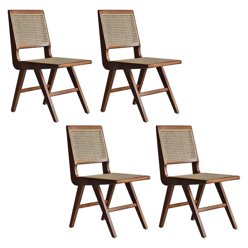 Chaises de salle à manger en bois de ferme, chaise latérale de salle à manger à dossier ouvert pour utilisation au restaurant