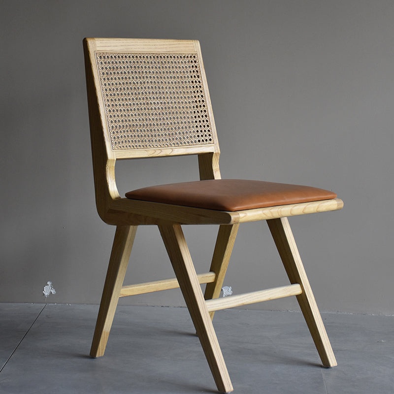 Chaises de salle à manger en bois de ferme, chaise latérale de salle à manger à dossier ouvert pour utilisation au restaurant
