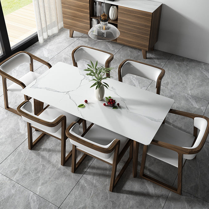 Ensemble de chaises traditionnelles en bois de frêne, cuisine, salle à manger, fauteuil à dossier ouvert