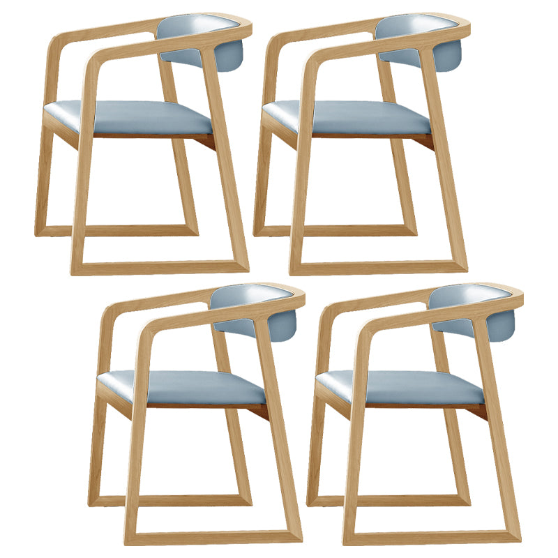 Ensemble de chaises traditionnelles en bois de frêne, cuisine, salle à manger, fauteuil à dossier ouvert