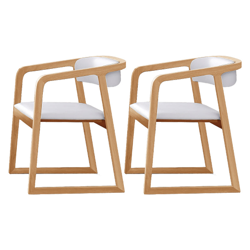 Ensemble de chaises traditionnelles en bois de frêne, cuisine, salle à manger, fauteuil à dossier ouvert