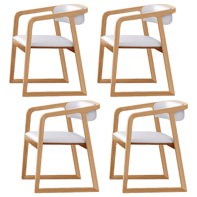 Ensemble de chaises traditionnelles en bois de frêne, cuisine, salle à manger, fauteuil à dossier ouvert