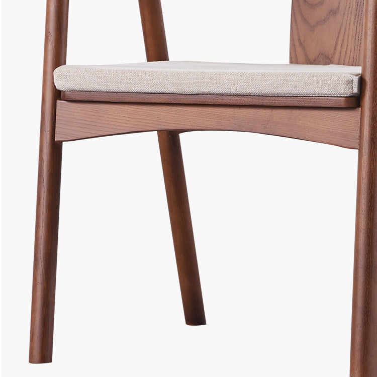 Chaise simple de bras arrière de latte de cuisine de chaises en bois de frêne de style traditionnel