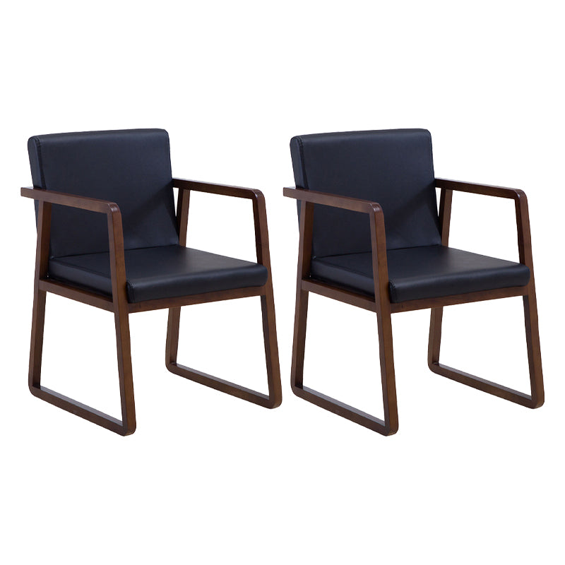 Les fauteuils de salle à manger en bois contemporains ont rembourré la chaise latérale de salle à manger en tissu pour le restaurant